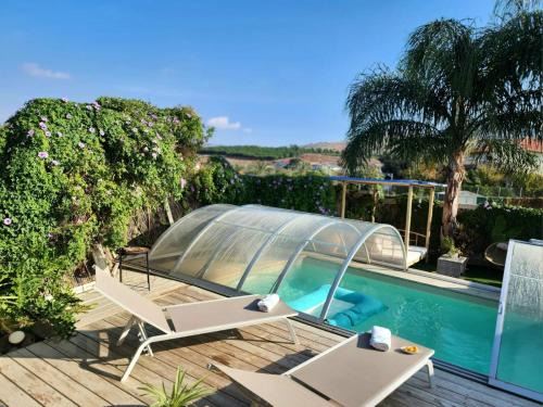 Ramot Cabin | ברוגע אצל נוגה סוויטה עם בריכה פרטית