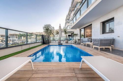 Tiberias Apartment | חופש יהונתן-סוויטת גן עם בריכה פרטית 2 Hofesh Yehonatan Michelangelo garden pool