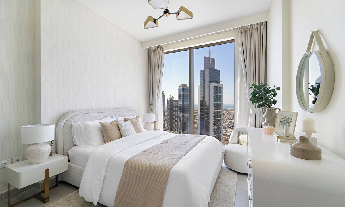 Madinat Zayed Apartment | 1BR 3802 Forte Tower 2