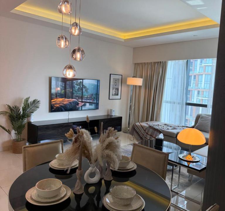 Business Bay Apartment | 2BR Apartment in Paramount Hotel with Burj Khalifa View