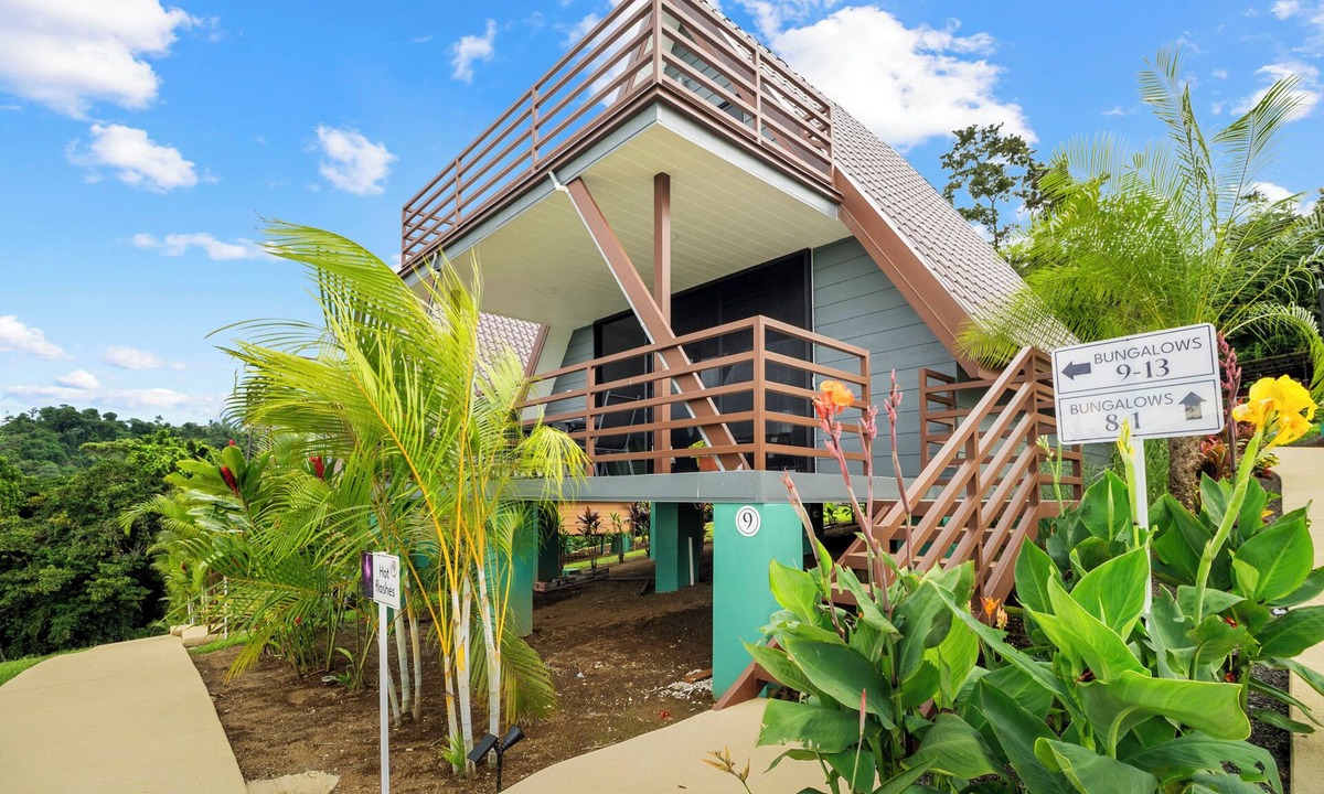 Penas Blancas House | A-Frame 2 Bedroom Jungle Bungalows with Epic Views in La Fortuna!