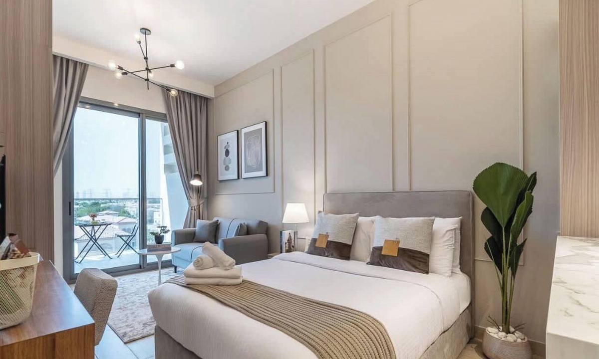 Jumeirah Village Triangle Apartment | Airstay | Stylish Studio | JVT | Community Views