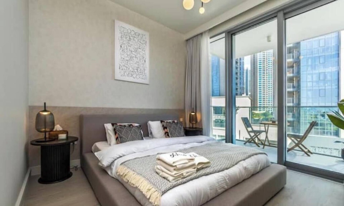 Ras Al Khor Industrial Area Apartment | Burj Khalifa view&Creek sea view