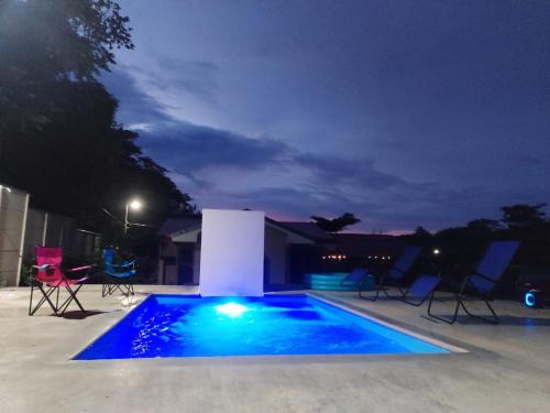 Rio Seco Apartment | Casa Chika, Playa Grande, Studio, Pool, Kitchen, AC