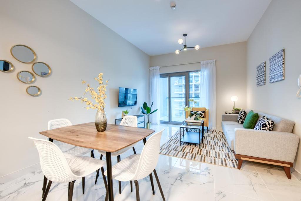 Dubai Apartment | Distance Away From Expo City Dubai 1BR Unit, MAG 510, Madinat Al Mataar by Deluxe Holiday Homes