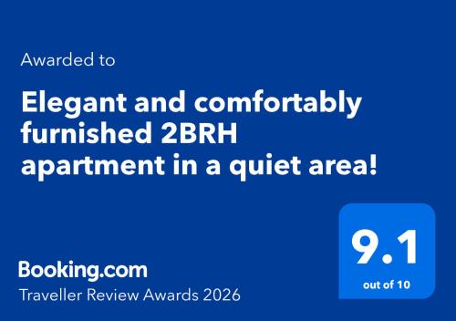 Dubai Apartment | Elegant and comfortably furnished 2BRH apartment in a quiet area!