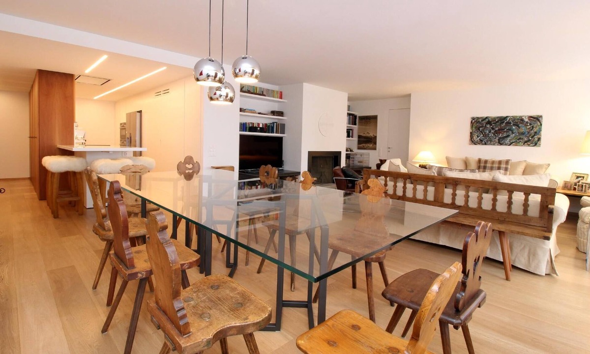 St. Moritz Apartment | Fantastic view with stylish living in the center of St. Moritz