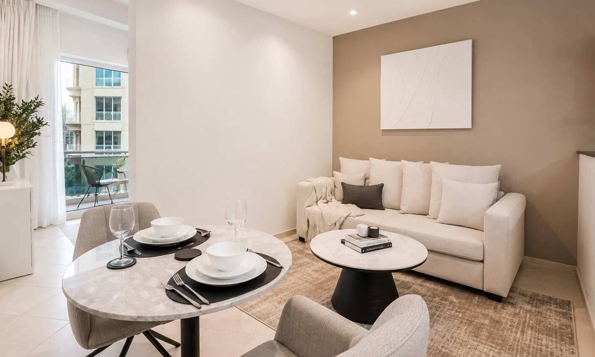 Dubai Production City Apartment | Free Housekeeping Visits During Your Stay - StayShort - Inviting Studio in Production City for 4