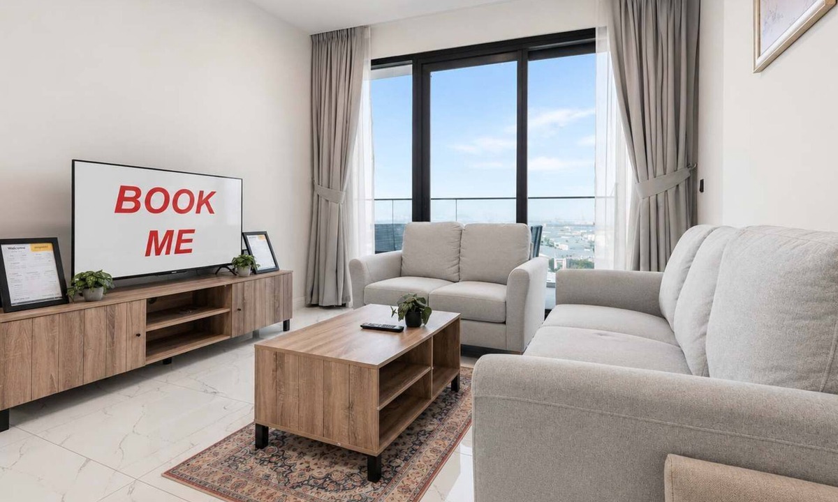 Jebel Ali Apartment | Free housekeeping visits during your stay - StayShort - Jebel Ali Sleeps 2 with a Beautiful Swimming Pool!