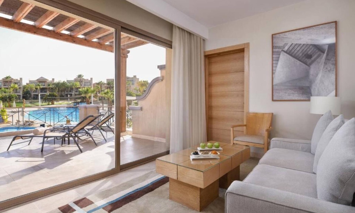 Ain Sokhna Hotel | Golf Retreat by the Red Sea – 2 Pool-view Rooms, Private Beach & Spa Relaxation