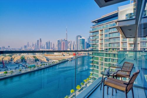 Al Safa Apartment | GuestReady - 1BR | Burj Khalifa & Canal Views