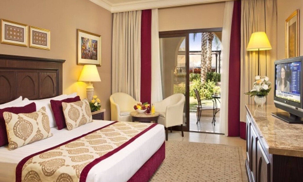 Al Aqah Hotel | Light Filled Room with Pool View Near Diving & Snorkeling Spot for Adventures