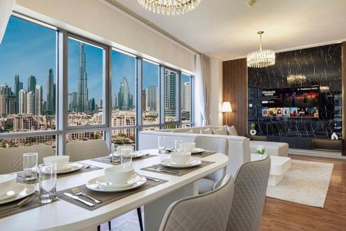 Madinat Zayed Apartment | Lux Unit Breathtaking Burj View I Walk Dubai Mall