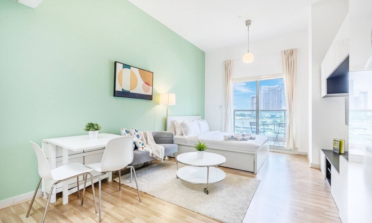 Dubai Sports City Apartment | Luxe Studio with Upgraded Interior in Sports City
