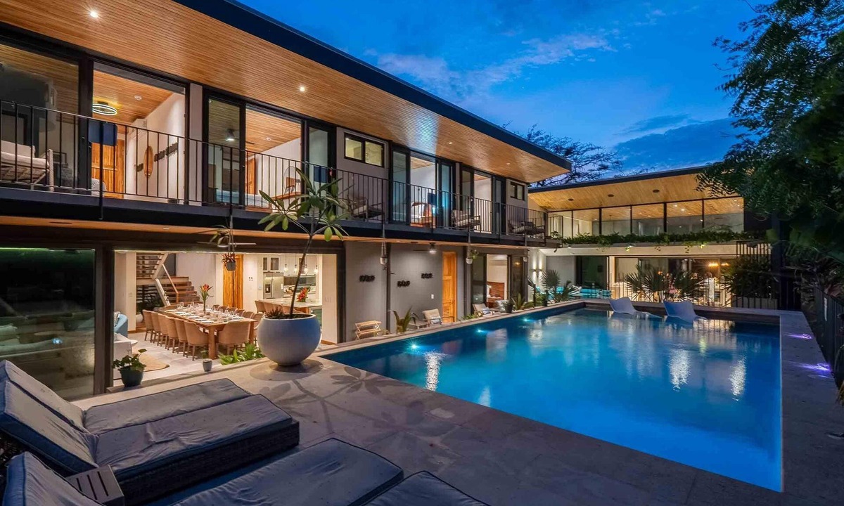 Playa Grande House | Luxury beachside estate with 2 homes, 10 bedrooms, pool, sleeps 24