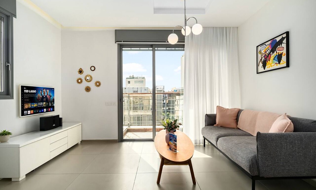 Tel Aviv Promenade Apartment | MAMAD Beach & City Center with Balcony by FeelHome