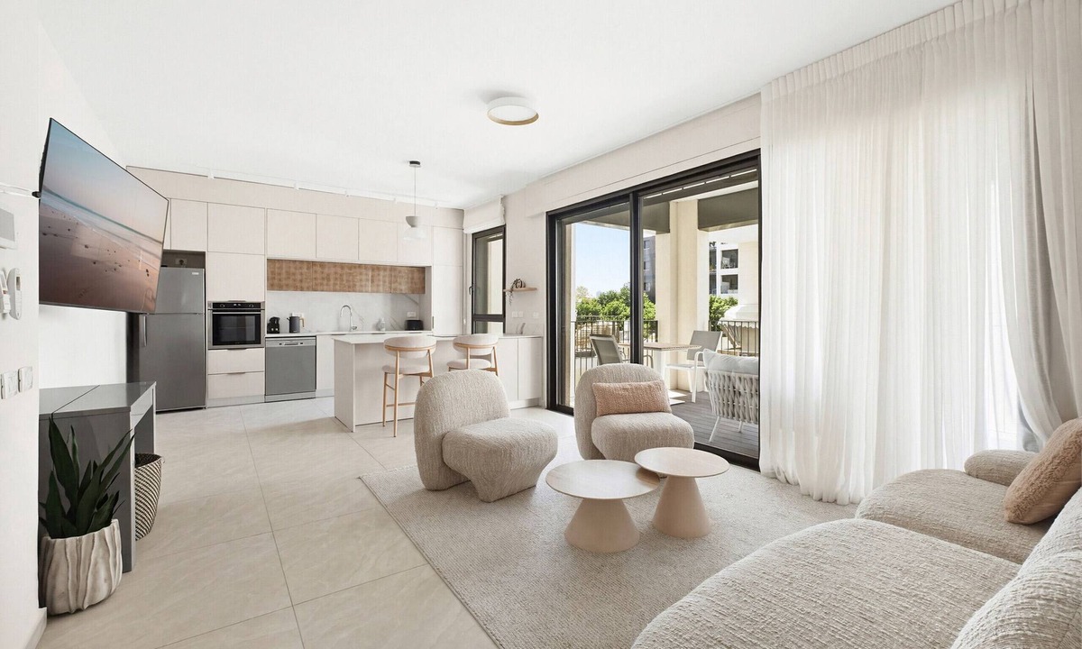 Tel Aviv Apartment | MAMAD Brand New with Terrace next to Park by FeelHome
