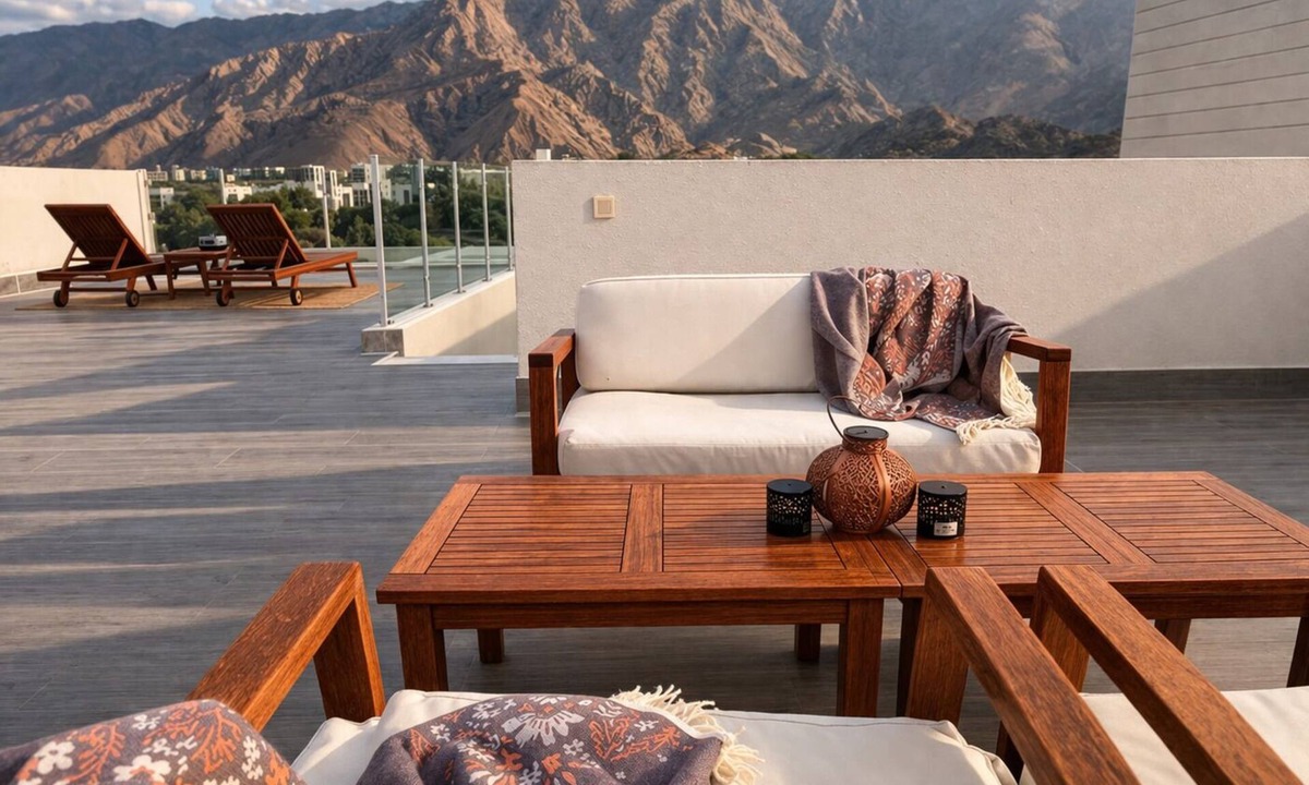 As Sifah Condo | Manzar View Private Rooftop Dining & Epic Views