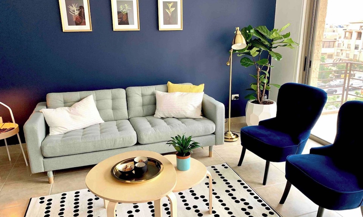 Amman Apartment | Modern & Central Apartment with Balcony in Abdoun