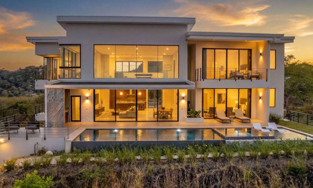 Playa Hermosa House | NEW Listing. 180° Ocean Views. 5 Bed - 6 Bath Walk to beach. Game Room