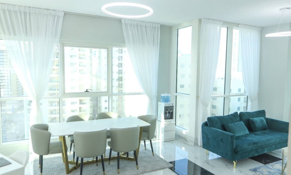 Al Majaz Apartment | New sunny spacious 2BR beach view APT