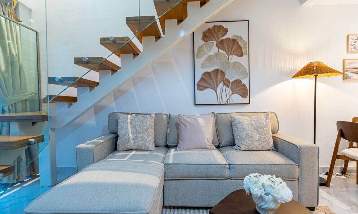 Masdar City Apartment | Oasis Bldg 3 G06 · Your Oasis Awaits: New 2BR Duplex with POOL