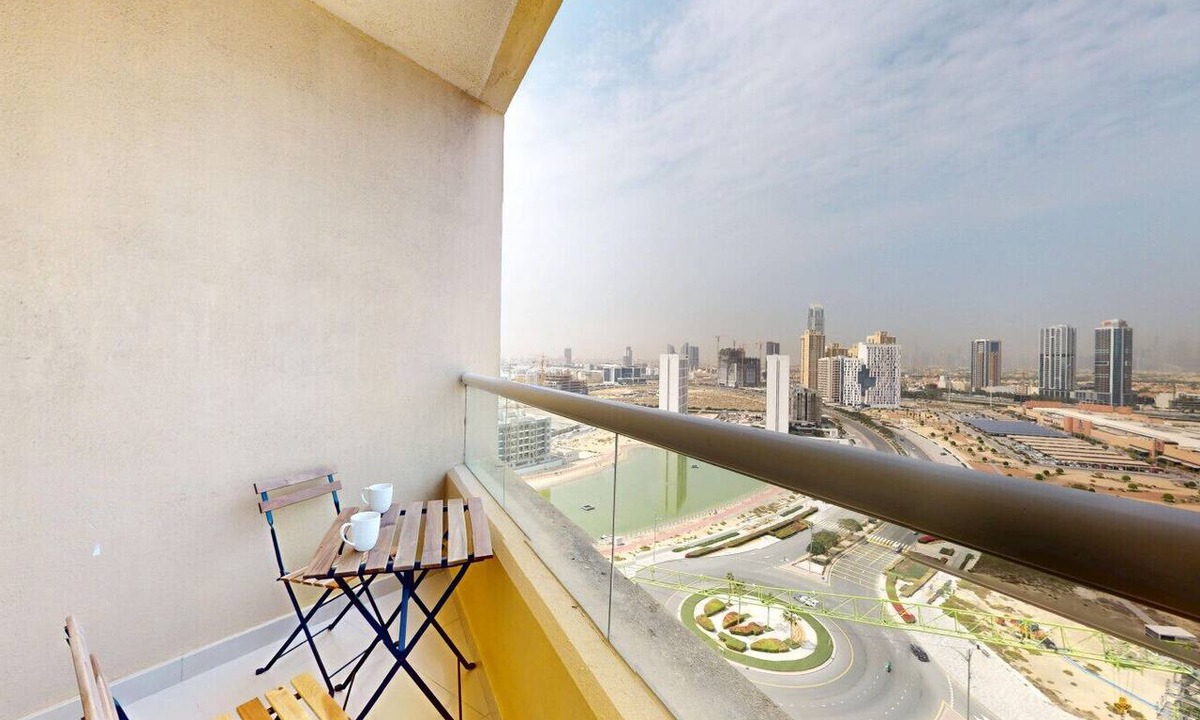 Dubai Production City Apartment | Peaceful Studio l City Skyline View l IMPZ