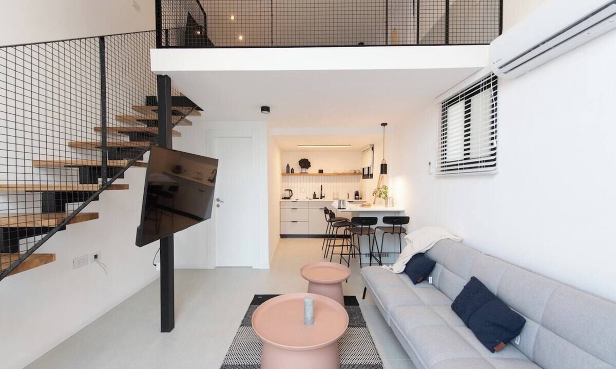 Haifa Apartment | PORT CITY HAIFA-Urbanic Loft Heart of Haifa Dwntwn