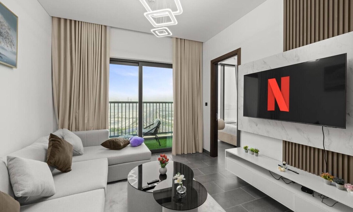 Nad Al Sheba Apartment | Premium Stay in Sobha 2BR + Balcony
