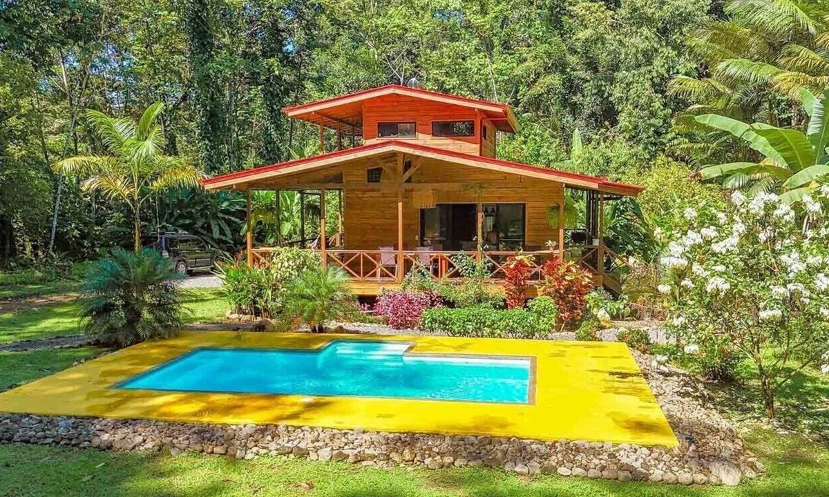 Ballena House | Private Riverside Jungle House w/Pool, Orchard & Wildlife, 5 mins to Beach