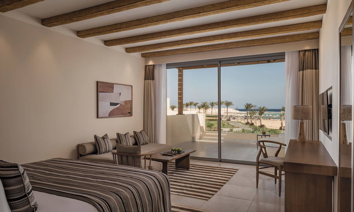 Port Ghalib Hotel | Private Sandy Beach Steps Away – Stay in a Peaceful Contemporary Marsa Alam Room