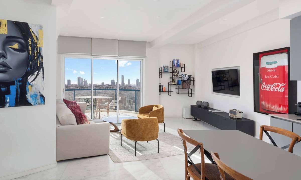 Tel Aviv Promenade Apartment | Sky 2BR condo w/Pool and Sea Views by HolyGuest