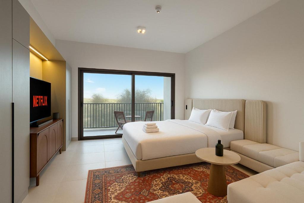 Dubai Apartment | Sleek New Studio in Meydan, Fully Equipped and Spacious