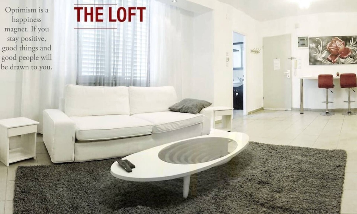 Jaffa Apartment | Spacious And Clean ☆LOFT☆ near Sarona Market 50sqm