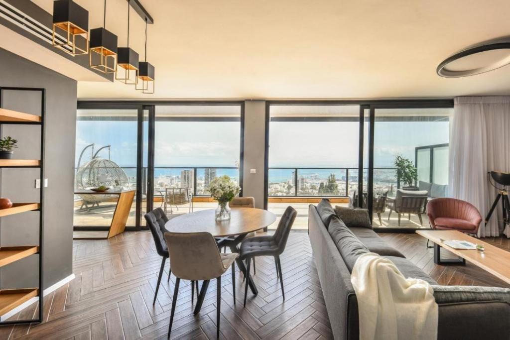 Haifa Apartment | Stunning Sea-View Penthouse with Private Terrace By Lime Luxe