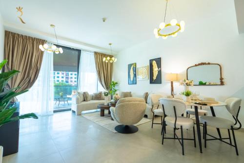 Al Raha Beach Apartment | Stylish 2BR Stay - Elegant Al Raha Haven Escape
