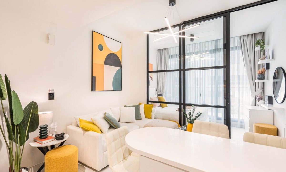 Jumeirah Village Apartment | Stylish Contemporary Home in JVC w/Chic Interior