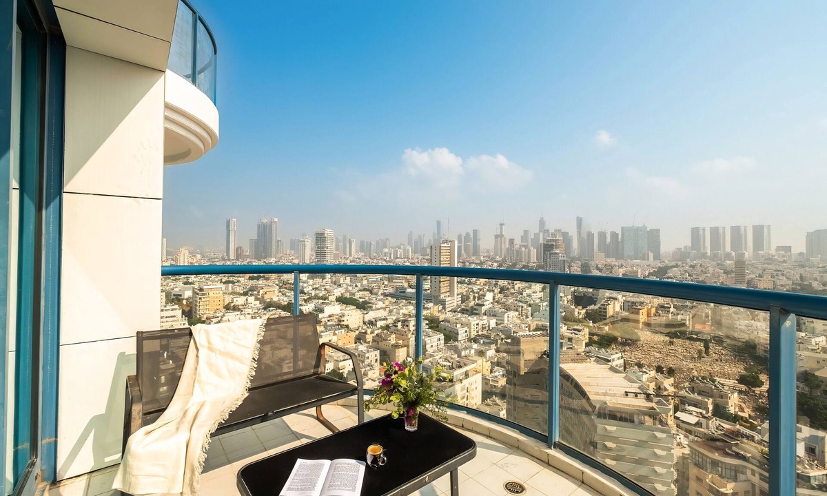 Tel Aviv Promenade Apartment | Stylish Apt w Skyline View Balcony By Sea N' Rent