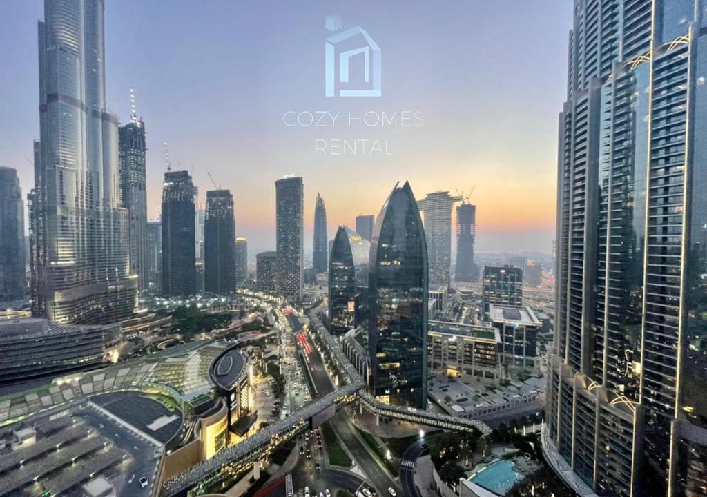 Downtown Dubai Apartment | The Address Dubai Mall Residence -Burj Khalifa View 1