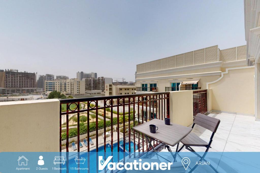 Al Barsha Apartment | Vacationer Holiday Homes I Upgraded 1 Bed with Pool View l Arjan