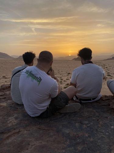 Wadi Rum Apartment | Wadi Rum 5-hour tour with sunset or morning, overnight stay with two meals and a Bedouin tent with a private bathroom Prices are for two people