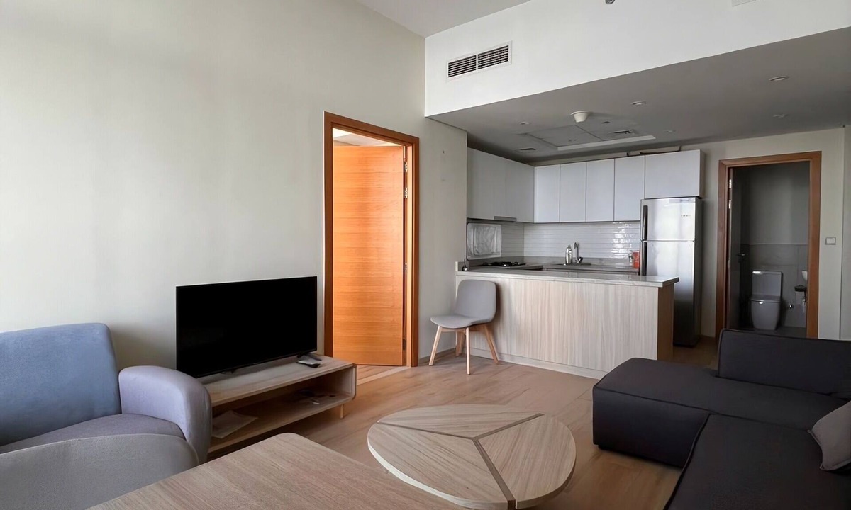 Jebel Ali Apartment | Walk to Metro l Modern w 1BR & 2 Baths