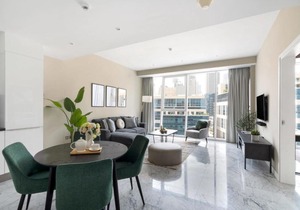 Silkhaus contemporary 1BDR in Business Bay, pool & gym access