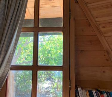 Manot Other | בקתת עץ בחורש במנות - דום גיאודזי - Wooden cabin in Manot