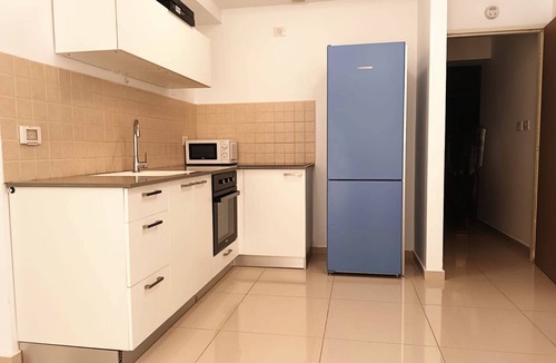 Ashkelon Apartment | 1st Line Beach View; Food & Pool Option. Massage Chair. Steps From Marina Mall