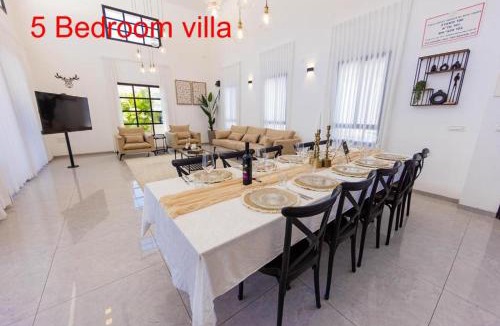 Migdal Villa | 2 וילות צמודות מהממות - בריכה ג'קוזי וחדר ממ"ד פרטיים בכל וילה