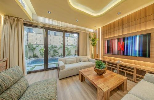 Sharjah Villa | 3BR Private Pool Villa in Sharjah - Bali Inspired - BBQ Pit - 3WC