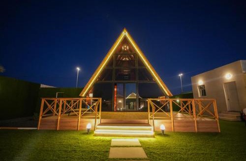 Remah Apartment | A-Frame Farm Retreat Abu Dhabi 2BR Cabin