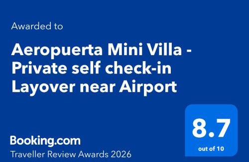 Al Jizah Ski Chalet | Aeropuerta Mini Villa - Private self check-in Layover near Airport