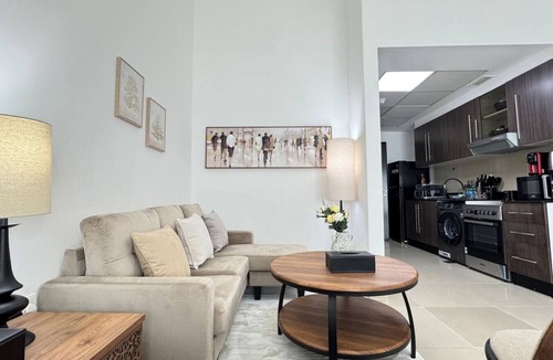 Abu Dhabi Apartment | Al Reef Peaceful Studio: King Bed Comfort for 2
